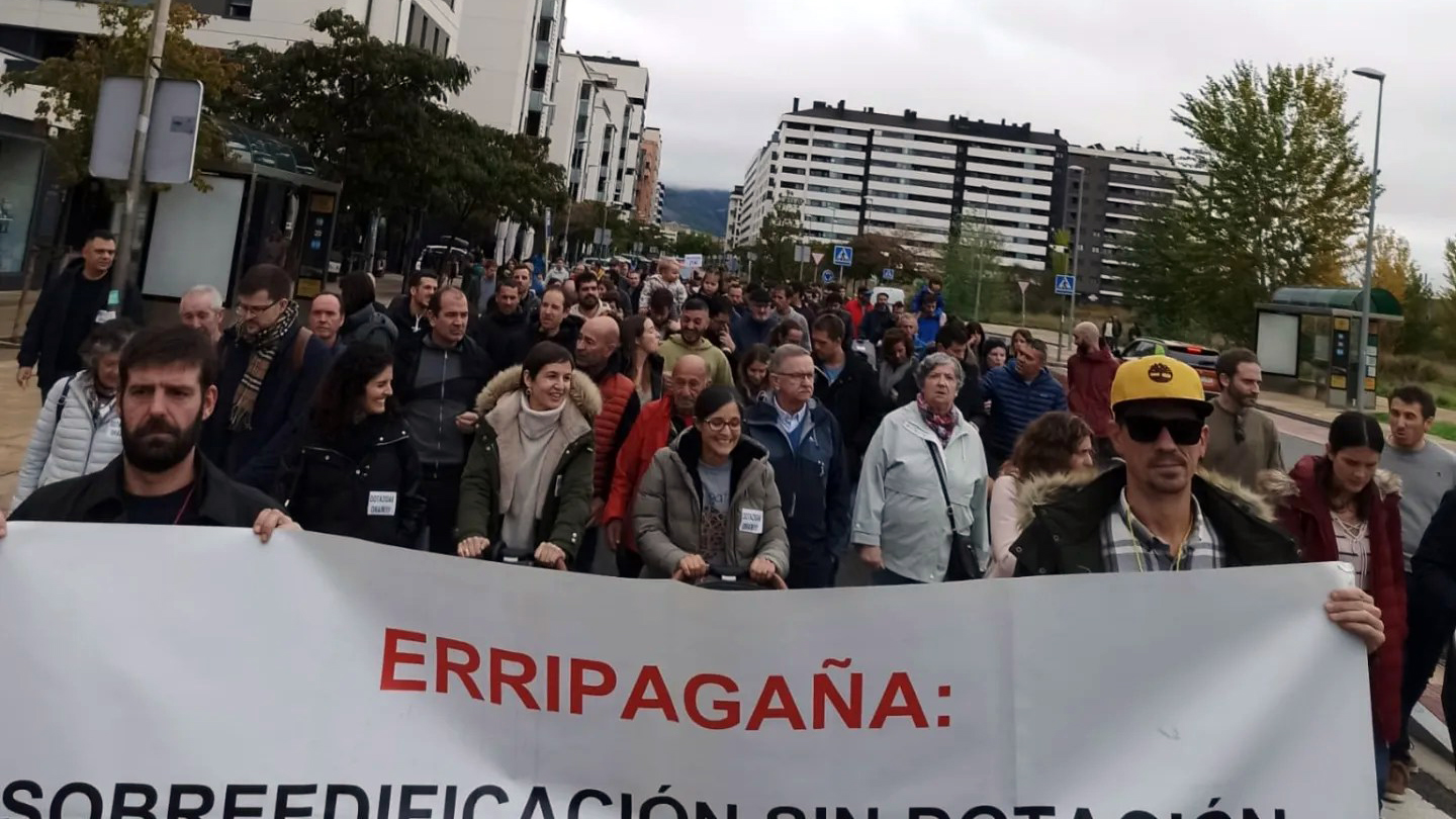 Vecinos de Erripagaña reclaman servicios y dotaciones ante el crecimiento del barrio
