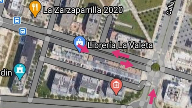 Reductores de velocidad en el barrio
